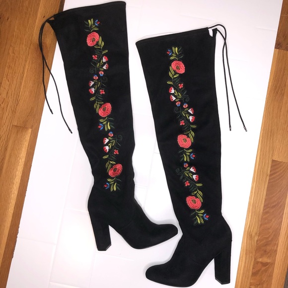 ☾ SOLD ☽ ⚡️HP⚡️MERONA floral boots - Picture 6 of 7